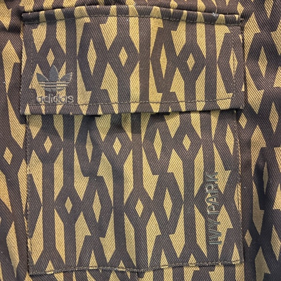 Adidas IVY PARK Brown Patterned Cargo Pants - Picture 5 of 12